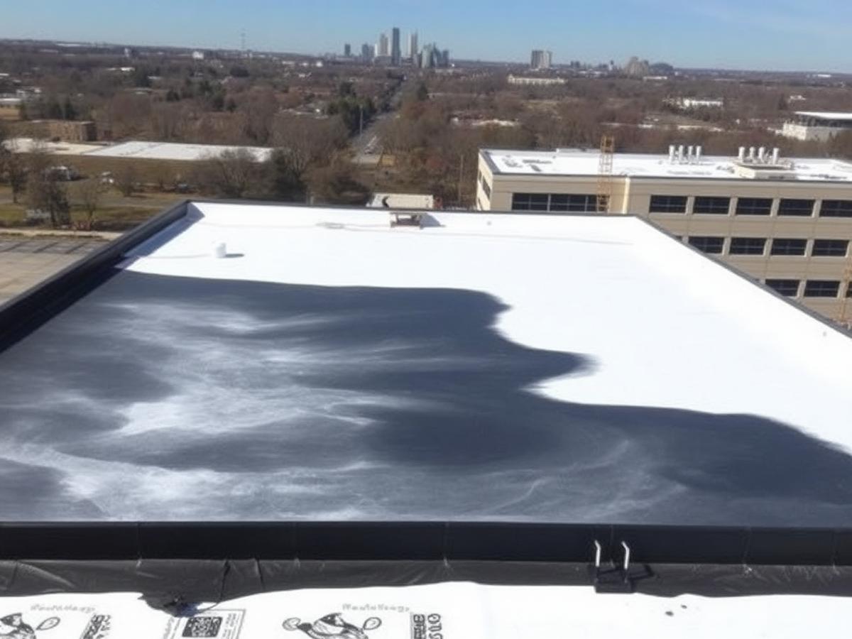 Commercial roofing project completed near Tinton Falls, NJ